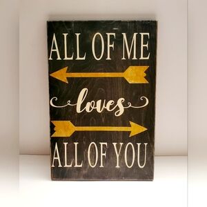 Love Wood Sign Country Farm Barn Wedding Shabby Chic Romantic Valentine's Day